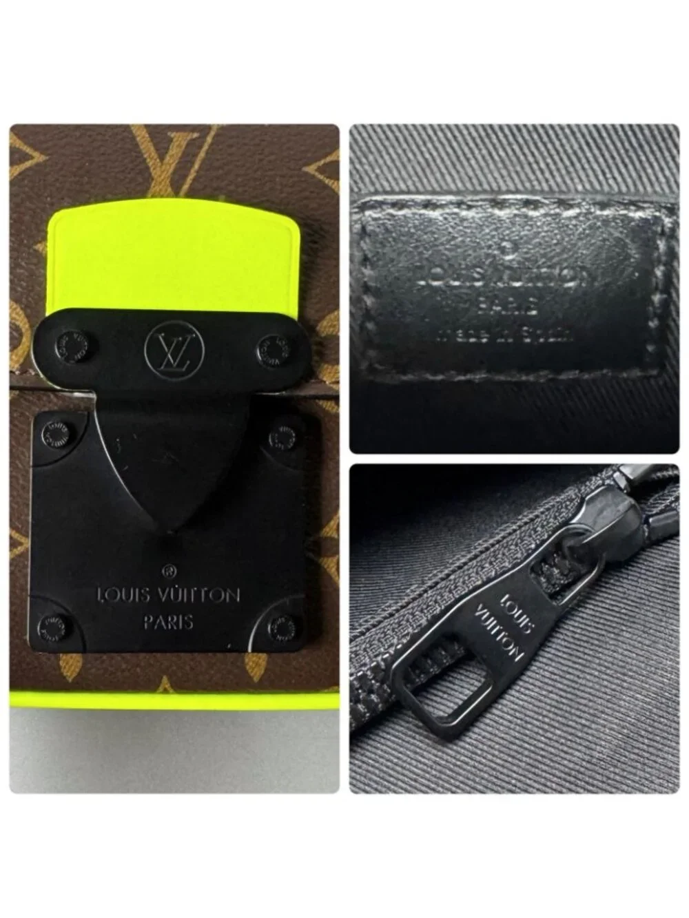 Louis Vuitton Monogram Macassar S Lock Sling